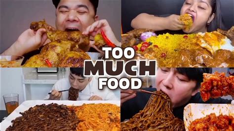 Hungry Mukbangers Eating Way Too Much Food YouTube