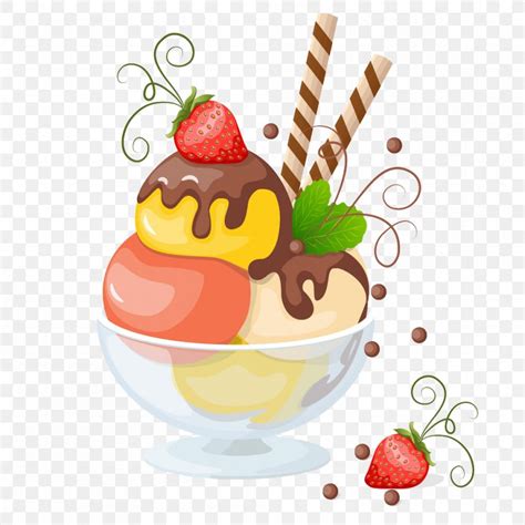 Ice Cream Sundae Clip Art, PNG, 1000x1000px, Ice Cream, Can Stock Photo ...