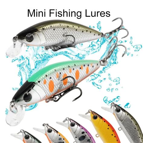 1pc 50mm 48g Mini Minnow Sinking Pesca Trout Fishing Lures Sinking