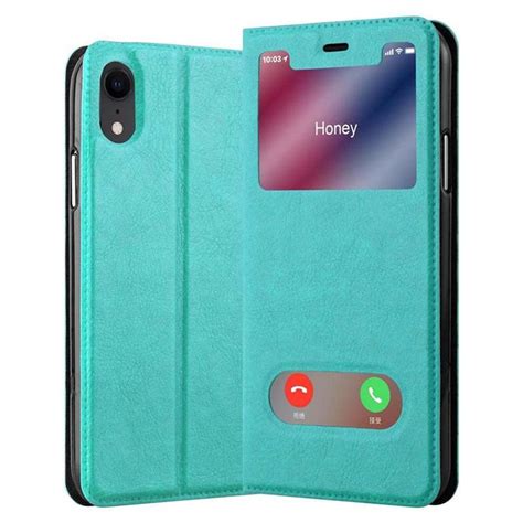 Iphone Xr Lommebokdeksel Cover Turkis Elkj P