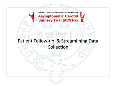 PPT Patient Follow Up Streamlining Data Collection PowerPoint