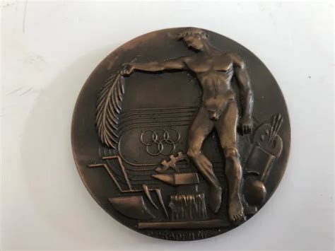 Medaille Bronze Jeunesse Et Sport Offert Par Le Ministre Ref Eur