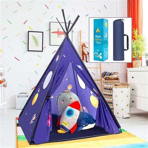 Tente Tipi pour Enfants Interieur et Extérieur Nifogo Tente de Jeu