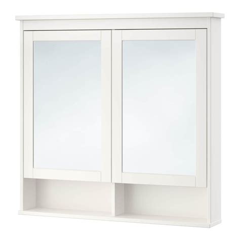 Hemnes Mirror Cabinet With 2 Doors White 103x16x98 Cm 30369015 Reviews Price Where To Buy