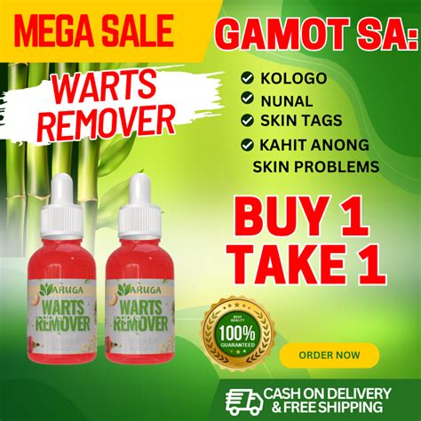 BUY1TAKE1 Aruga Effective Pure KASOY OIL Solution For WART SKINTAG