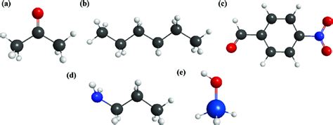 EFP monomer molecular geometry. (a) Acetone (b) hexane (c)... | Download Scientific Diagram