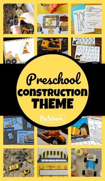 Construction Theme Preschool Art