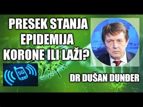 Srb i Ja Dušan Dunđer Presek stanja Epidemija Korone ili laži 14 3