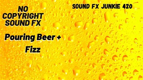 Pouring Beer Fizzy Drink Sound Effect Free To Use Sfx Free Download [no Copyright Sound