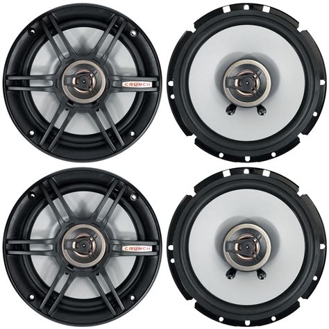 4 Crunch Cs65cxs 6 5 Car Audio Shallow Mount Speakers 300 Watts Max