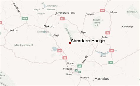 Aberdare Range Mountain Information