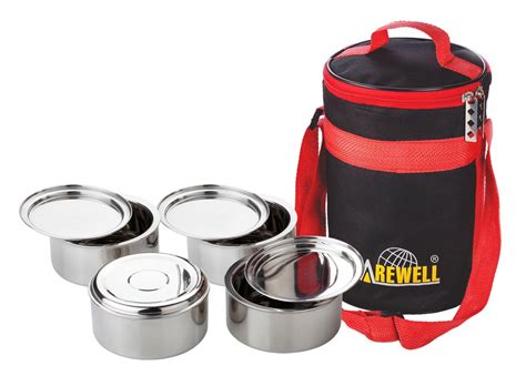 Hot Insulated 4 Containers Tiffin 1200 Ml At Rs 1299 Tiffin Box In Rajkot ID 16958157991