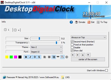 DesktopDigitalClock – Download