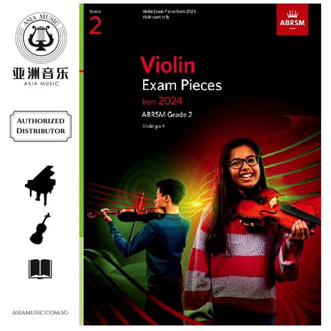 AUTHORISED DISTRIBUTOR ABRSM VIOLIN EXAM PIECES FROM 2024 GRADE 2