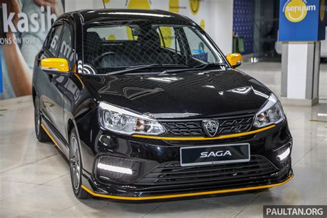 2020 Proton Saga Anniversary Edition launched – 35th birthday special in black-yellow, 1,100 ...