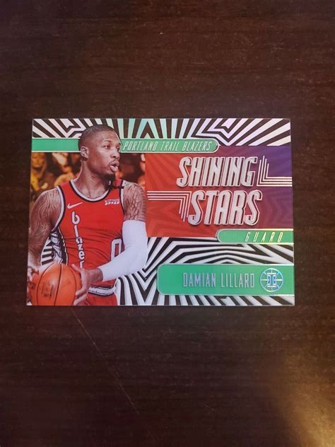 Panini Illusions Shining Stars Emerald Damian Lillard For