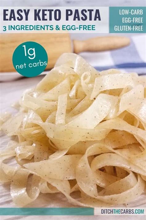 Discover The Secret To Easy Egg Free 3 Ingredient Keto Pasta Recipe Will Blow Your Socks Off