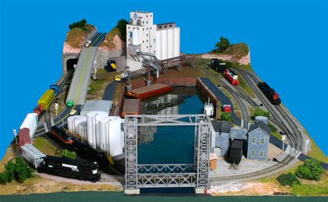 Riverport Theme Ho Small Model Railroad Layout Gateway Central Xii