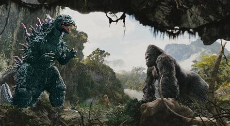 King Kong 2005 Vs Godzilla 2000 Fight By Godzillavskongfan On