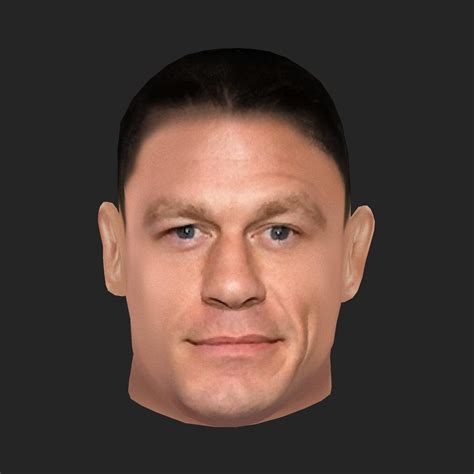 John Cena Head - 3D Model by Nammichael