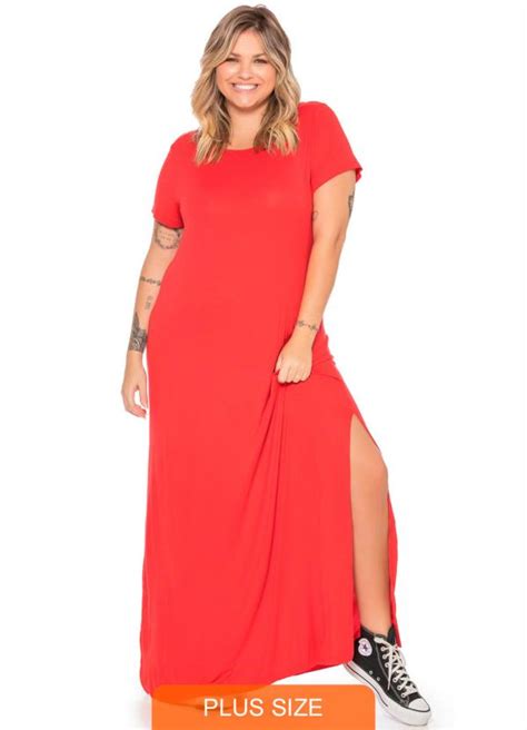 Vestido Longo Vermelho Miss Masy Plus