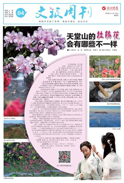 衡阳市人民政府门户网站 文旅周刊丨天堂山的杜鹃花会有哪些不一样