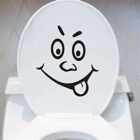 Aliexpress.com : Buy Funny Toilet Stickers Lovely Wall Stickers For ...