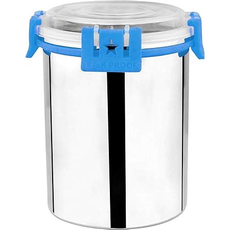 Buy Signoraware Modular Steel Container Round With Lid Ml Set Of