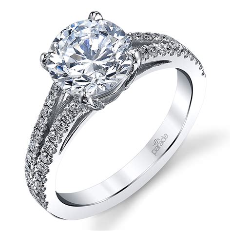 Parade New Classic 14 Karat Diamond Engagement Ring R3865 Tq Diamonds