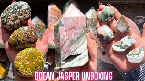 Ocean Jasper Crystal Unboxing 8th Vein Old Stock And Sea Jasper