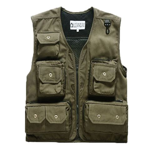 The New Summer Mesh Vest Multi Pocket Vest Photography Vest