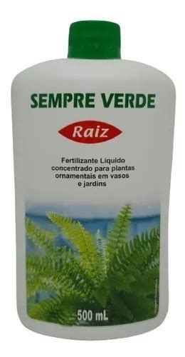 Fertilizante Sempre Verde Raiz 500ml Parcelamento Sem Juros