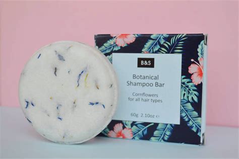 Botanical Shampoo Bar With Cornflowers And Marshmallow Oil Vegan Bain And Savon