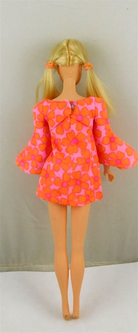 Vintage 1960s Mattel Blonde Tnt Bendable Leg Pj Doll In Talking Pj Outfit Ebay