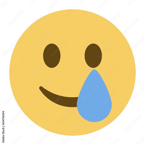 Top Quality Emoticon Emoji Smile And Tears Happy Smiling Face Tears