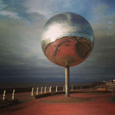 Giant Glitterball Blackpool Prom Blackpool Seaside Giants