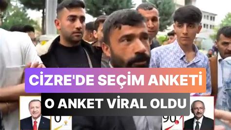 Cizre Sokaklar Nda Ger Ekle Tirilen Kesintisiz Se Im Anketi Sosyal