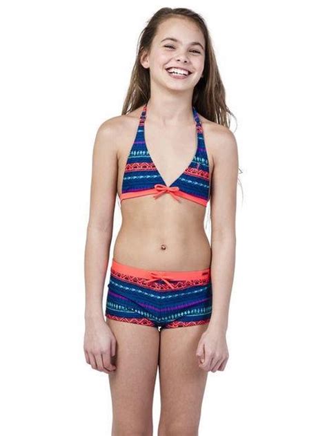 Protest Halter Bikini Meisjes KOSKI Ground Blue176 Bol