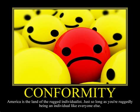 Conformity Motivational Poster By Davinci41 On Deviantart