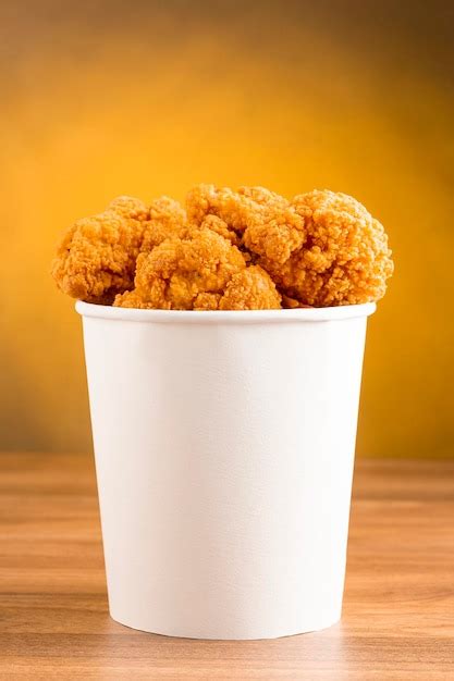 Premium Photo | Crispy fried chicken in the bucket Chicken bucket