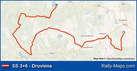 Ss 36 Druviena Stage Map Rally Sarma 2022 Emv 🌍 Rally