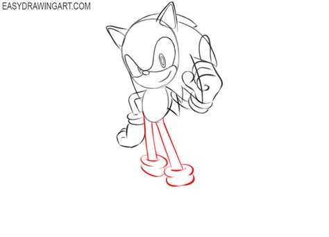 Sonic The Hedgehog Drawing Tutorial