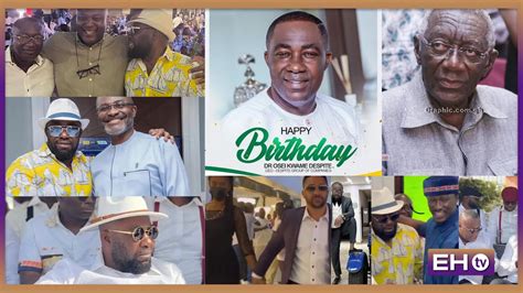 Osei Kwame Despite Celebrates His Birthday With Every Big Man In Ghana