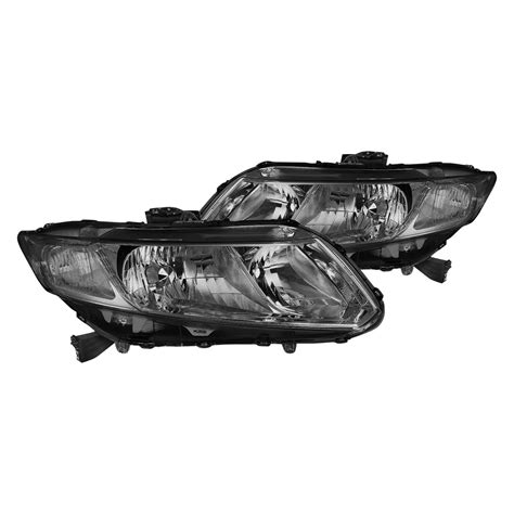 Lumen Honda Civic Sedan Chrome Smoke Factory Style Headlights