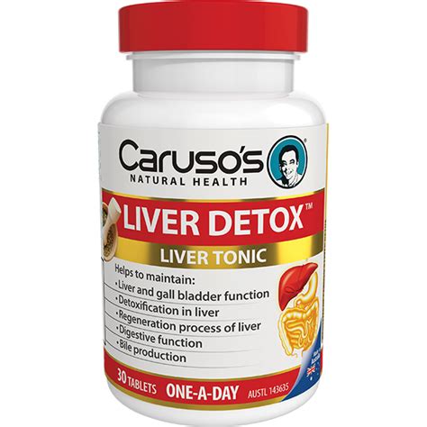 Caruso S Liver Detox 30 Tablets Kiwi Pharmacy