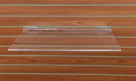 Acrylic Slatwall Shelf 24w X 12d Detroit Store Fixture Co Custom