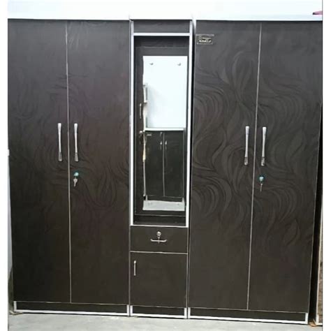 Wooden Black Teak Wood Wardrobe With Locker At Rs 1600 Sq Ft In Kemri