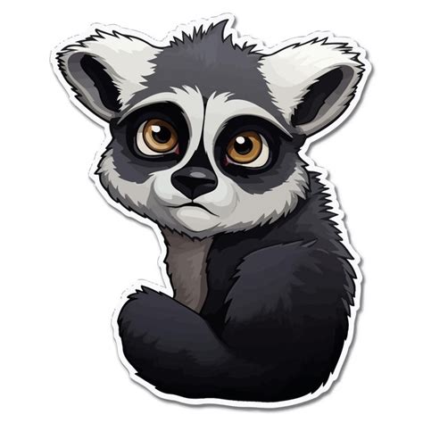 Premium Vector | Funny lemur