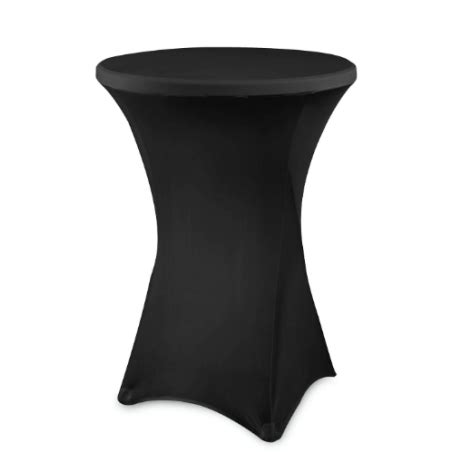 Nappe Habillage Pour Table Cocktail Ronde Cm