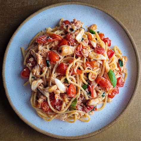 Crab Pasta Tomato At Edward Bynum Blog